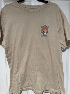 Retrofit Tan Death Valley California Graphic Tee